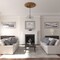 Ekena Millwork Classic Ceiling Medallion (Fits Canopies up to 8 1/4"), 44 1/2"OD x 4"ID x 4 "P, Smokey Topaz CM44CLSTF - alternate 2
